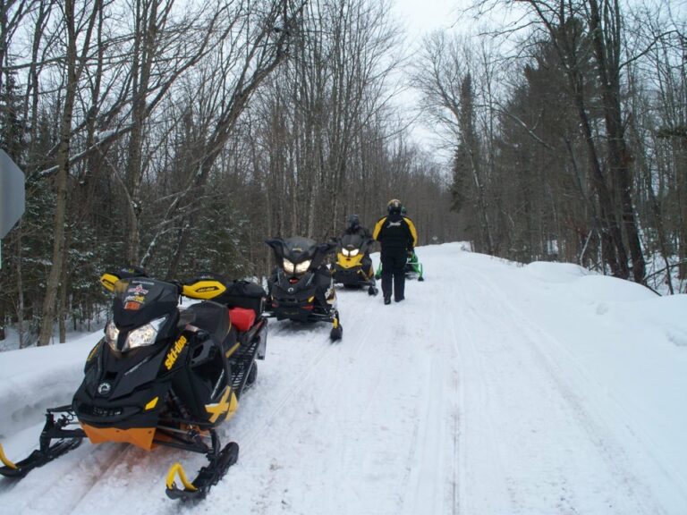 Lac du Flambeau, Wisconsin Snowtracks