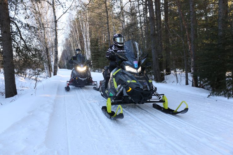 Snowmobiling with Rohr's in Northern Wisconsin's Vilas County